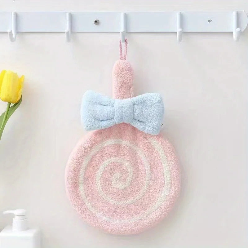 Cute Lollipop Hand Towels