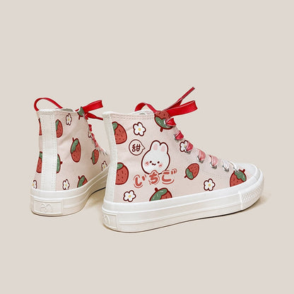 Strawberry Bunny High Tops