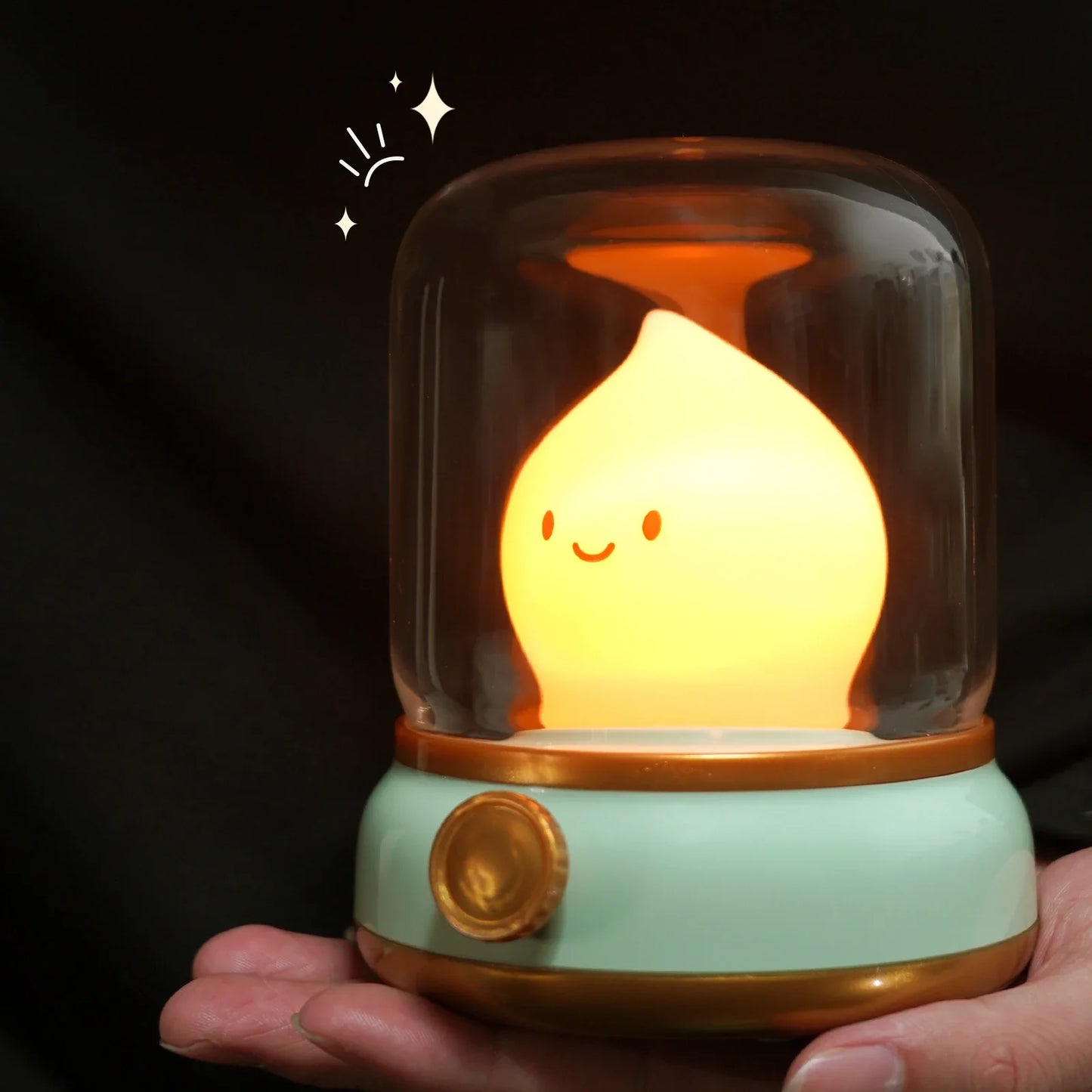 Kawaii Flame Lantern Night Light