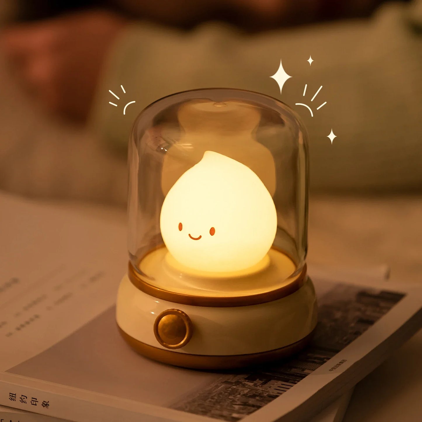 Kawaii Flame Lantern Night Light