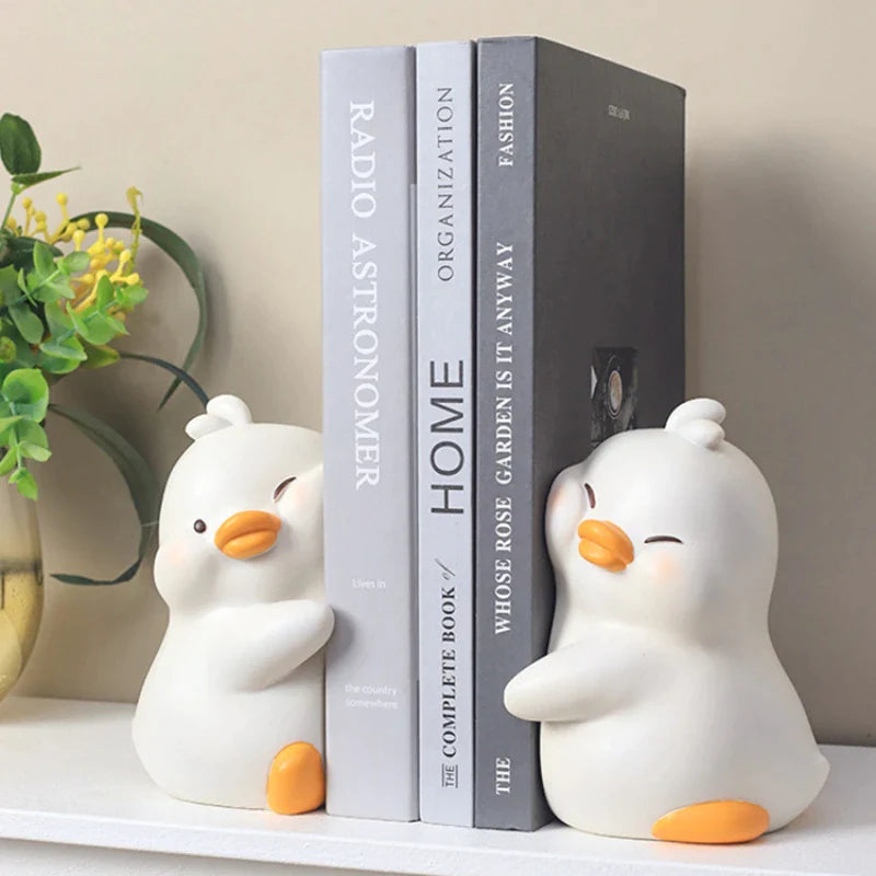 Adorable Duck Book Ends