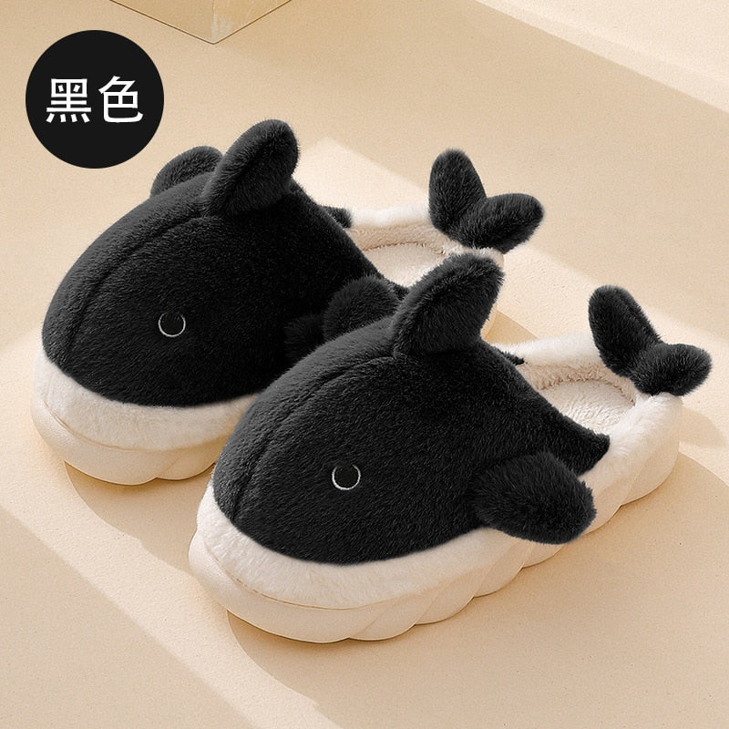 Fluffy Shark Slippers