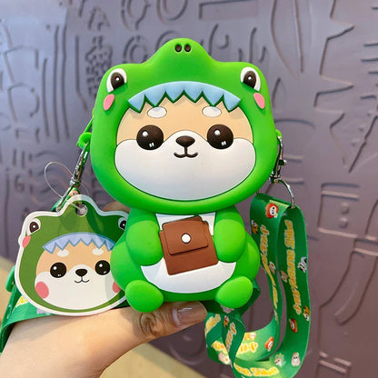 Kawaii Shiba Crossbody Bags