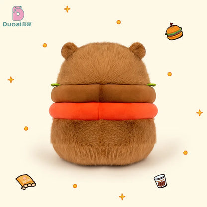 Capybara Hamburger Plushie