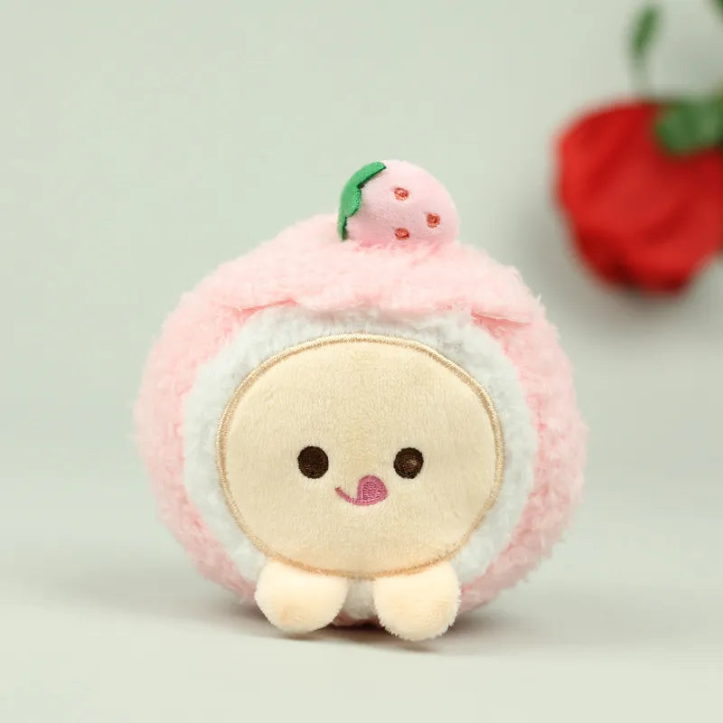 Strawberry Dessert Plushie Keychains