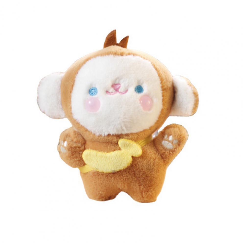 Plush Monkey Keychain