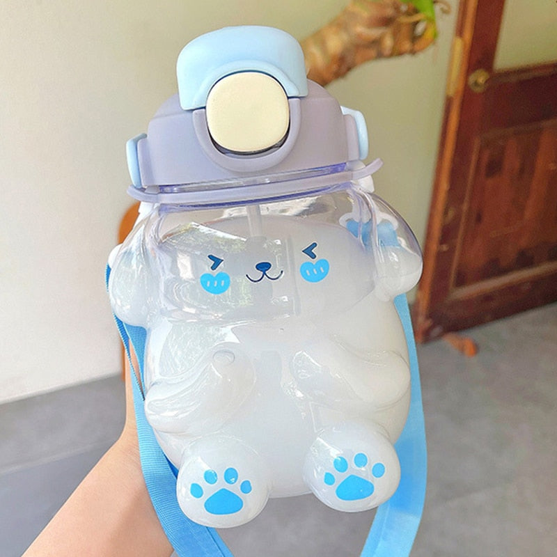 Clear Bunny Water Bottle