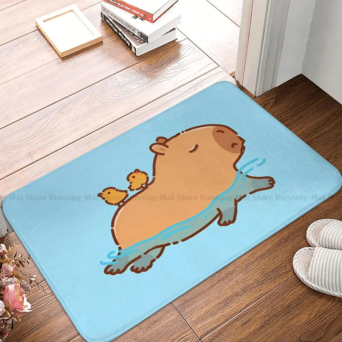 Schwimmende Capybara-Badematte