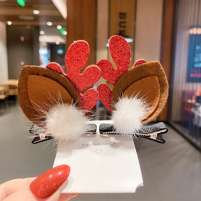 Reindeer Hair Clips