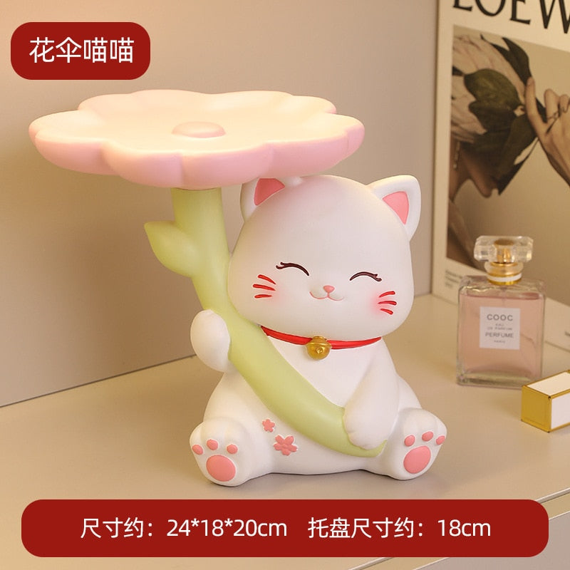 Flower Umbrella Cat Storage Stand