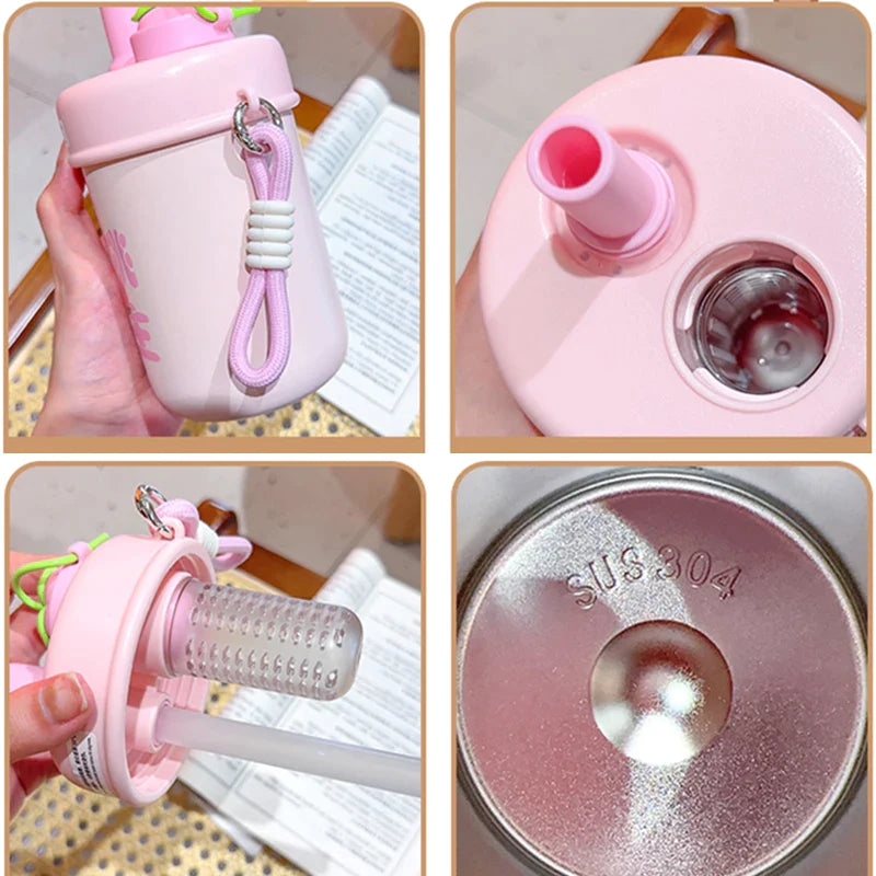 Kawaii Fruit Thermos Bottles