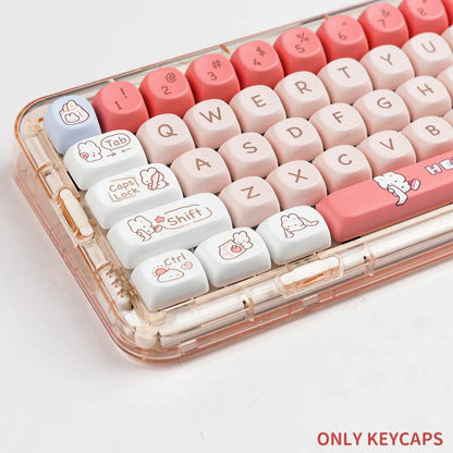 Snack Bunnies Kawaii Keycaps Set
