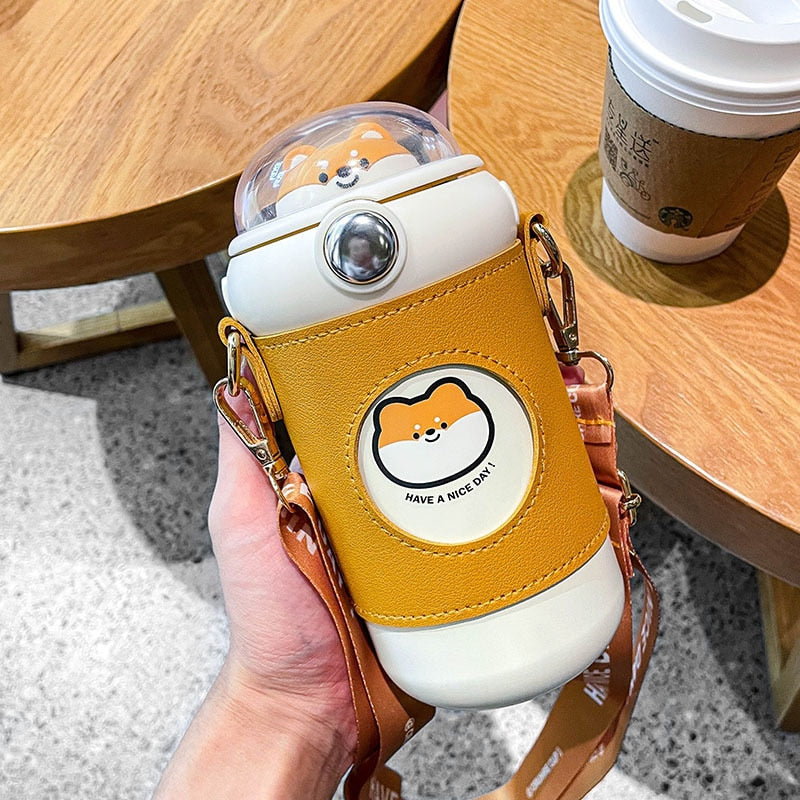 Animal Thermos Water Bottle
