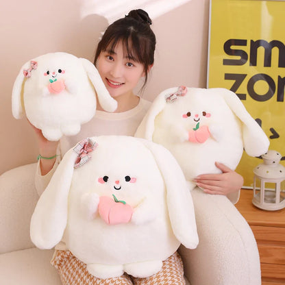 Cute Peach Bunny Plushie