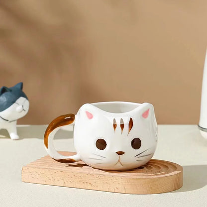 Niedliche Katzen-Keramikbecher