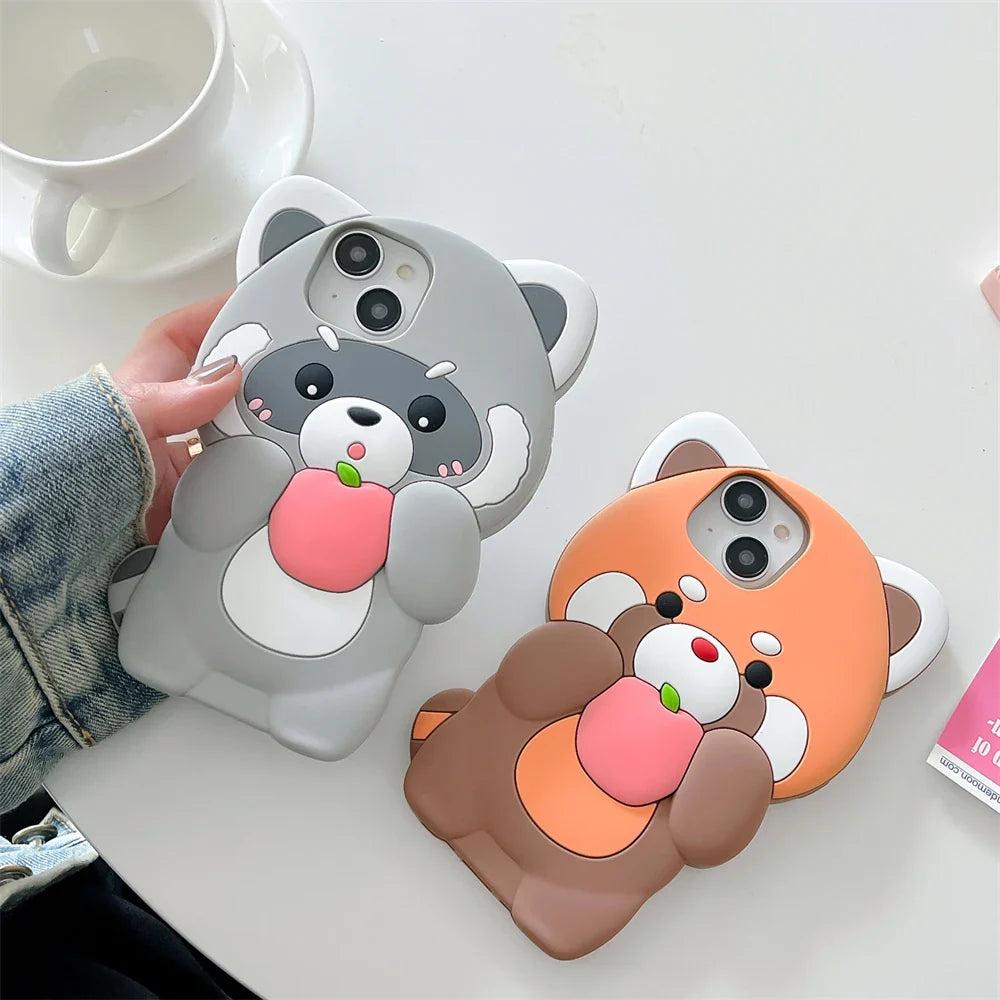 Red Panda & Raccoon iPhone Cases