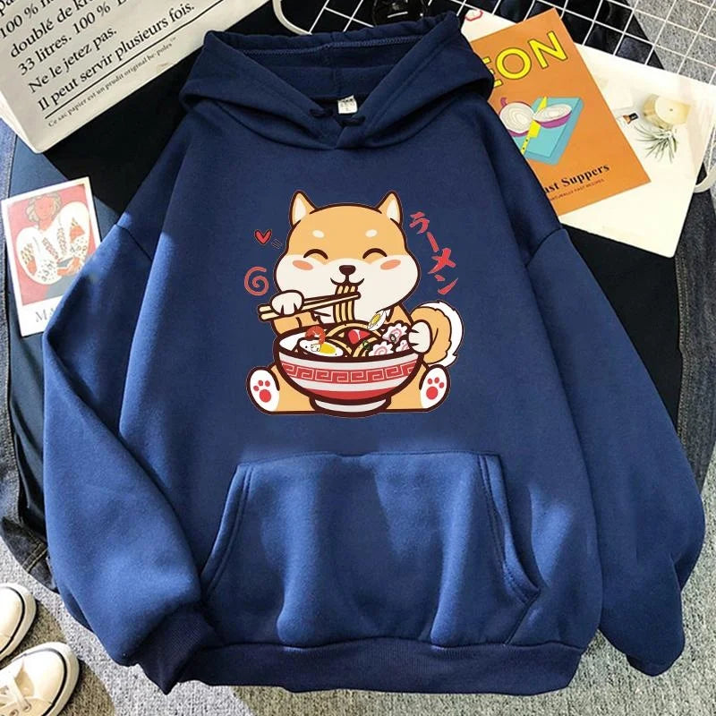 Cute Shiba Inu Ramen Hoodie