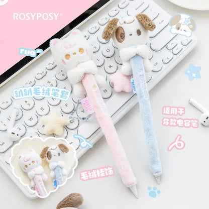 Kawaii Plush Apple Pencil Cover