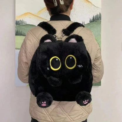 Kawaii Cat Plush Backpacks