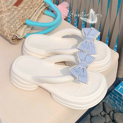 Cute Bow Beach Sandals