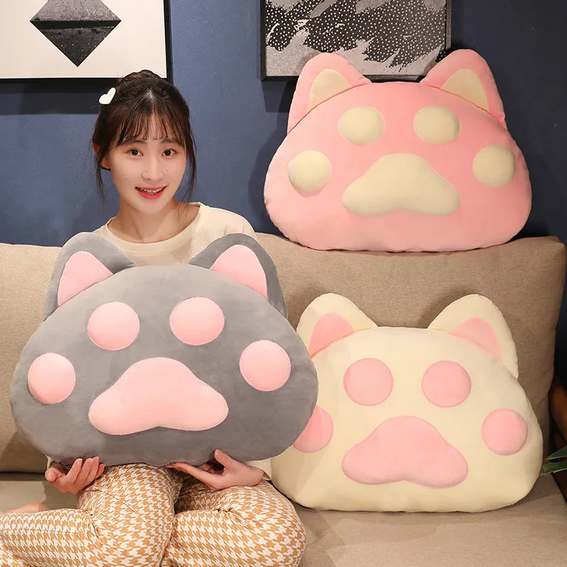 Giant Cat Paw Pillows