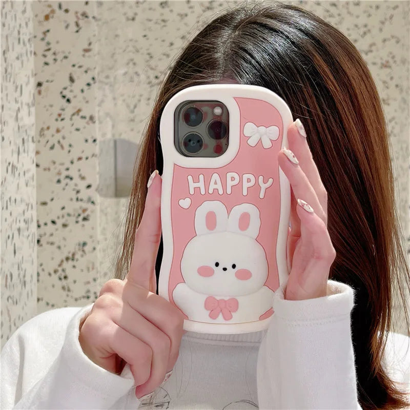 Happy Bunny iPhone Case