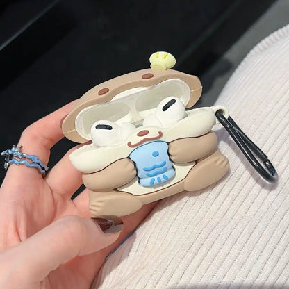 Kawaii Otter AirPods Case