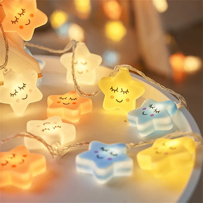 Happy Stars LED String Lights
