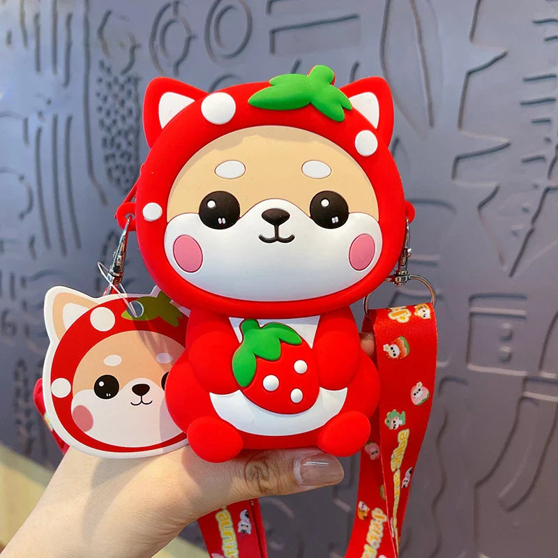 Kawaii Shiba Crossbody Bags