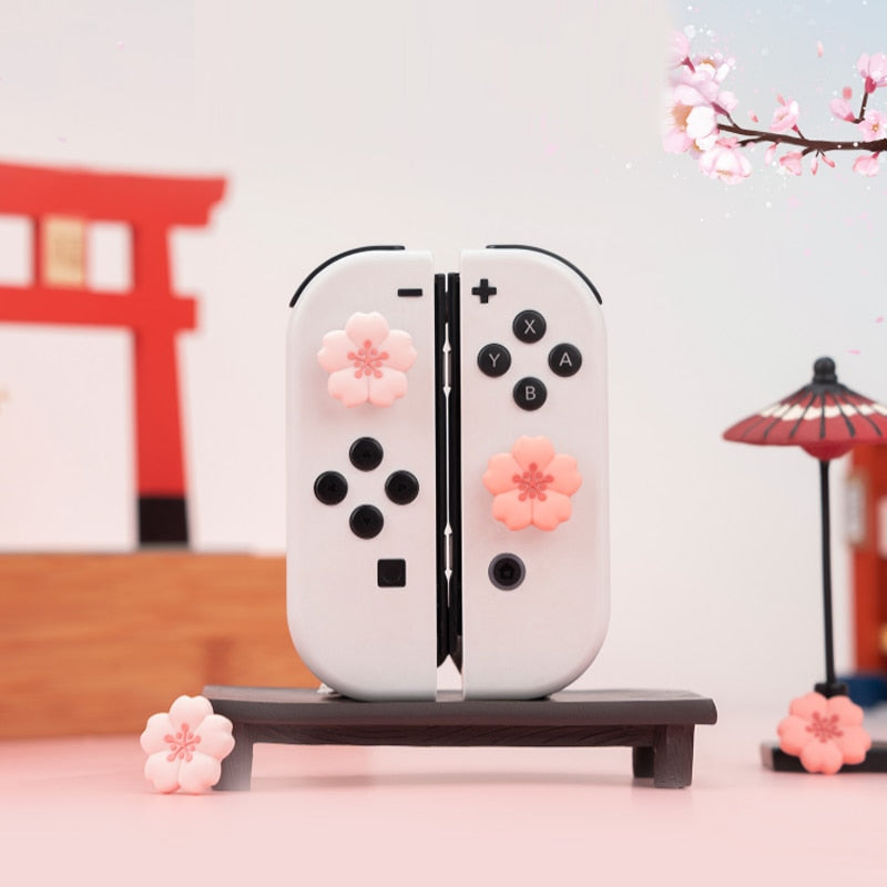 Cherry Blossom Switch Thumb Grips