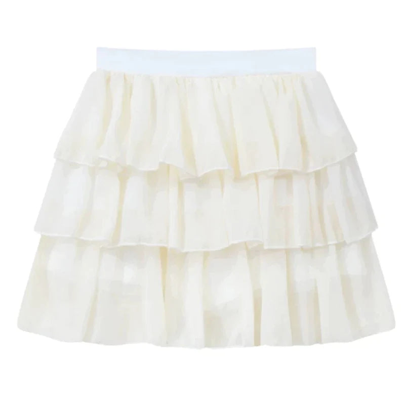White Off Shoulder Shirt & Skirt