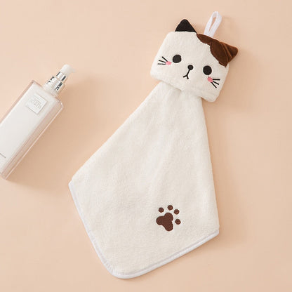 Cat Hand Towels