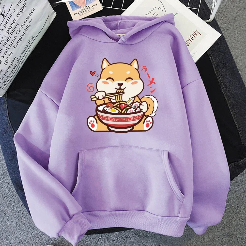 Cute Shiba Inu Ramen Hoodie