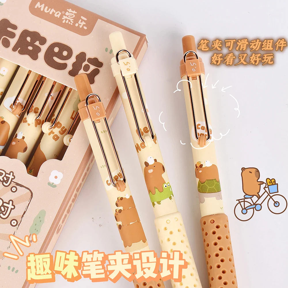 Cute Capybara Gel Pens