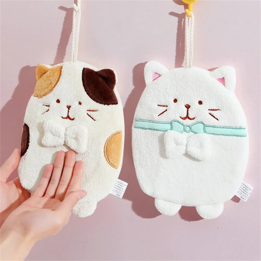 Dapper Cat Hand Towels