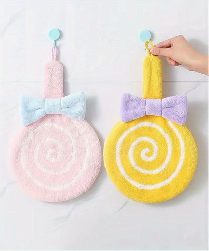 Cute Lollipop Hand Towels