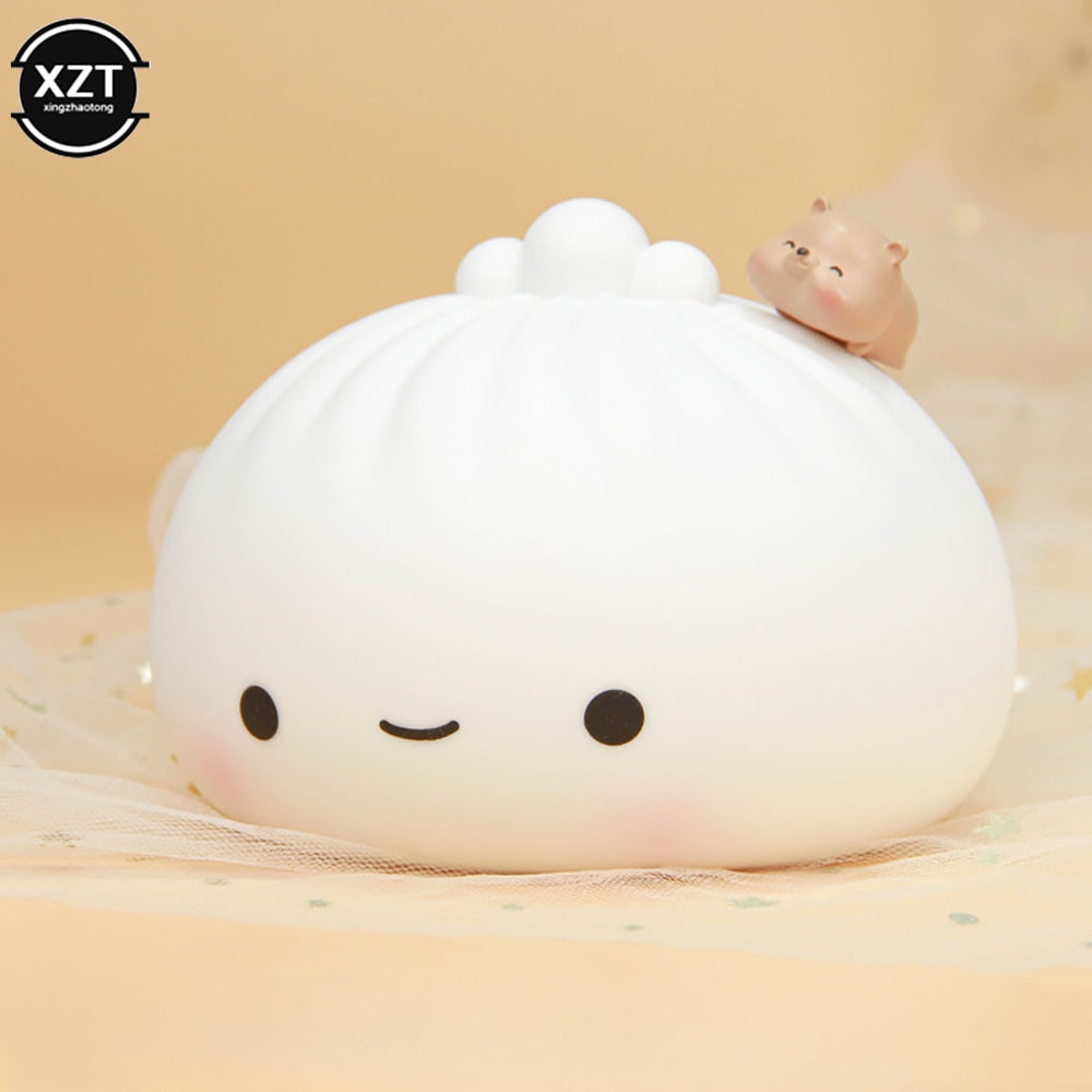 Dumpling Bun LED Night Light