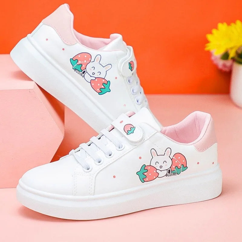 Strawberry Bunny Sneakers