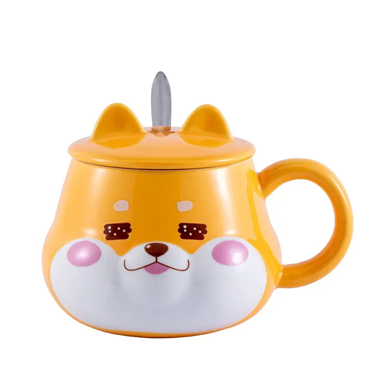 Shiba Inu Mug With Lid