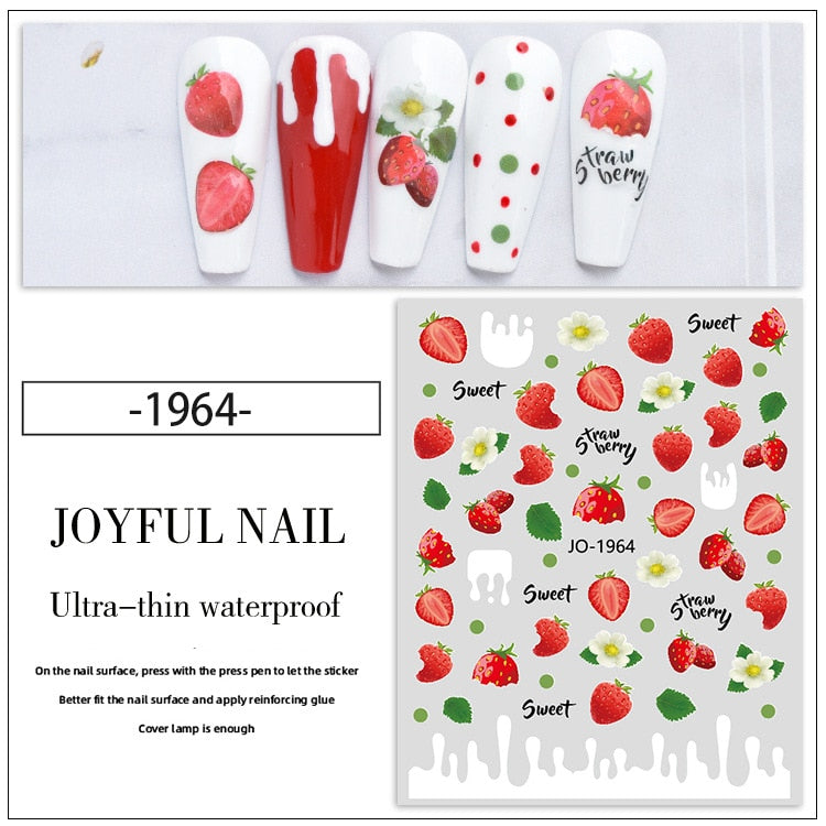 Nail Art Fruit Decals