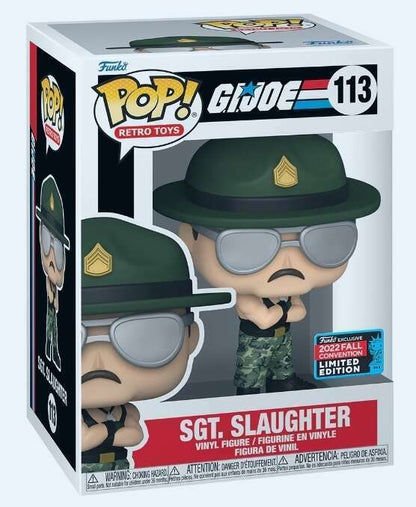 POP! Retro Toys: 113 GI Joe, SGT. Slaughter Exclusive