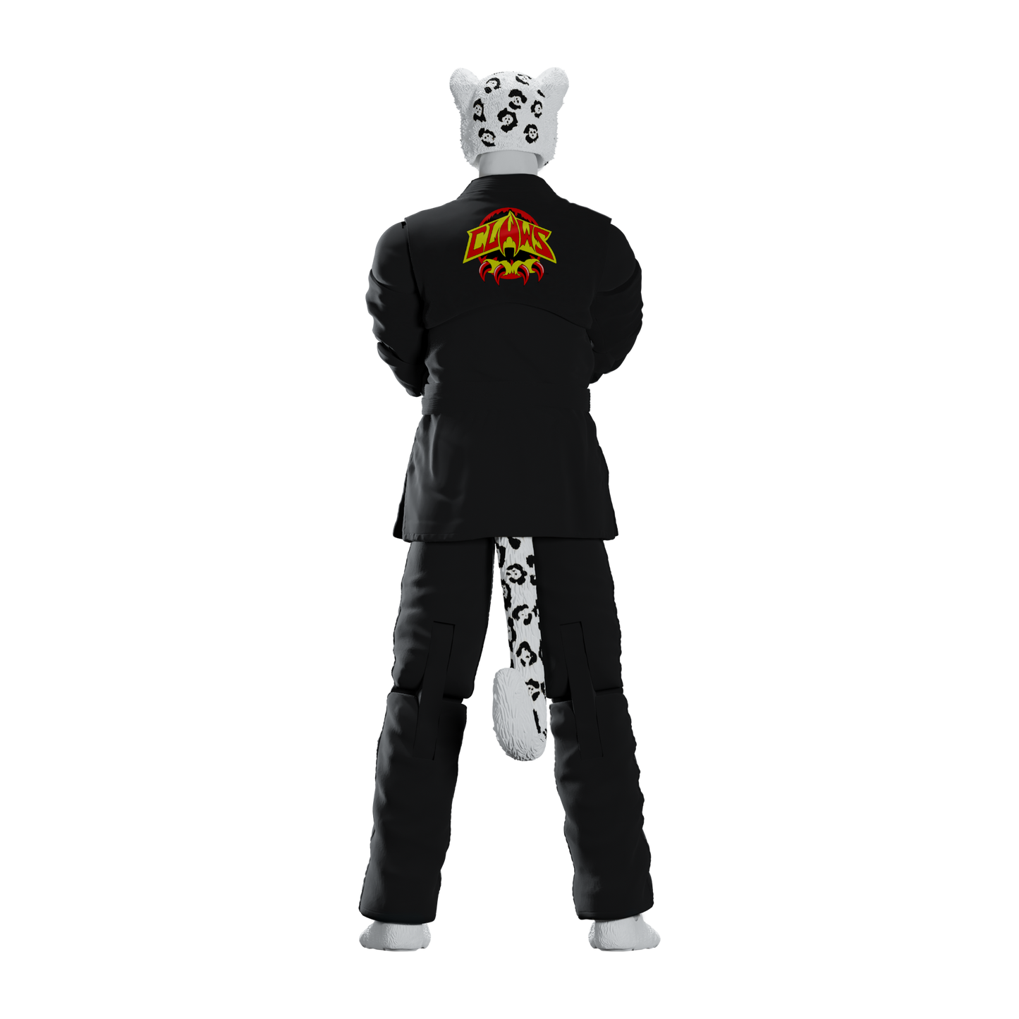 Zoo Jitsu Fighters Shadow 'Ice' the Snow Leopard Action Figure