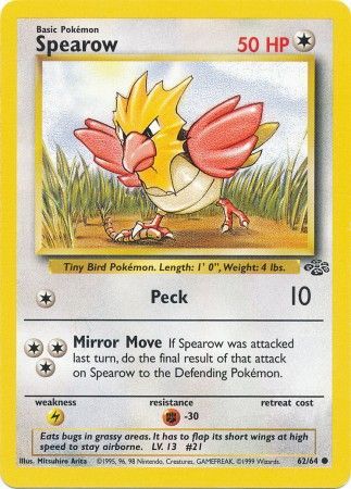 PCG: 062/064 Jungle, Spearow