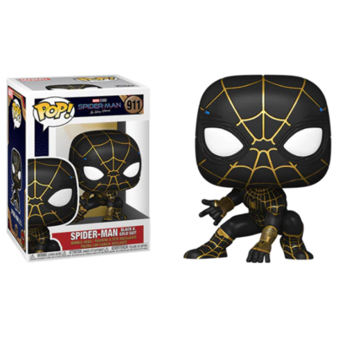 Spider-Man Black & Gold Suit -Spider-Man No Way Home - Marvel! Vinyl Figure #911