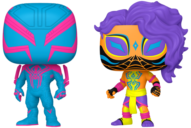 POP! Marvel: Spider-Man 2099 and Spider-Man India (BL) (2-PK) Exclusive