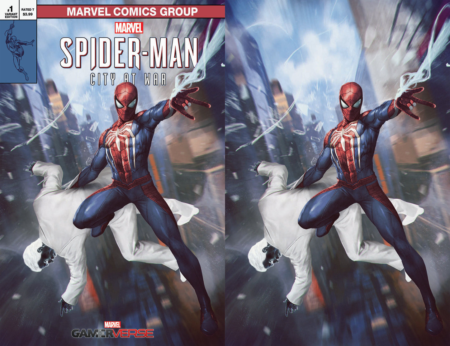 MARVELS SPIDER-MAN CITY AT WAR #1 (OF 6) Skan Srisuwan Variant Amazing Fantasy 15 Homage PS4 (03/20/2019) MARVEL