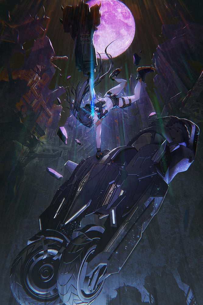 Spiritale BLACKROCK SHOOTER: DAWN FALL Scale Figure - Empress [Black Rock Shooter] (Teaser Visual Ver.) Art by huke