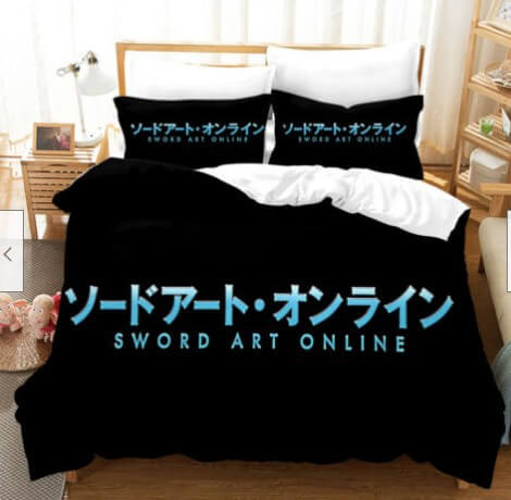 Sword Art Online Bettwäsche-Set, Muster, Bettbezug ohne Füllstoff