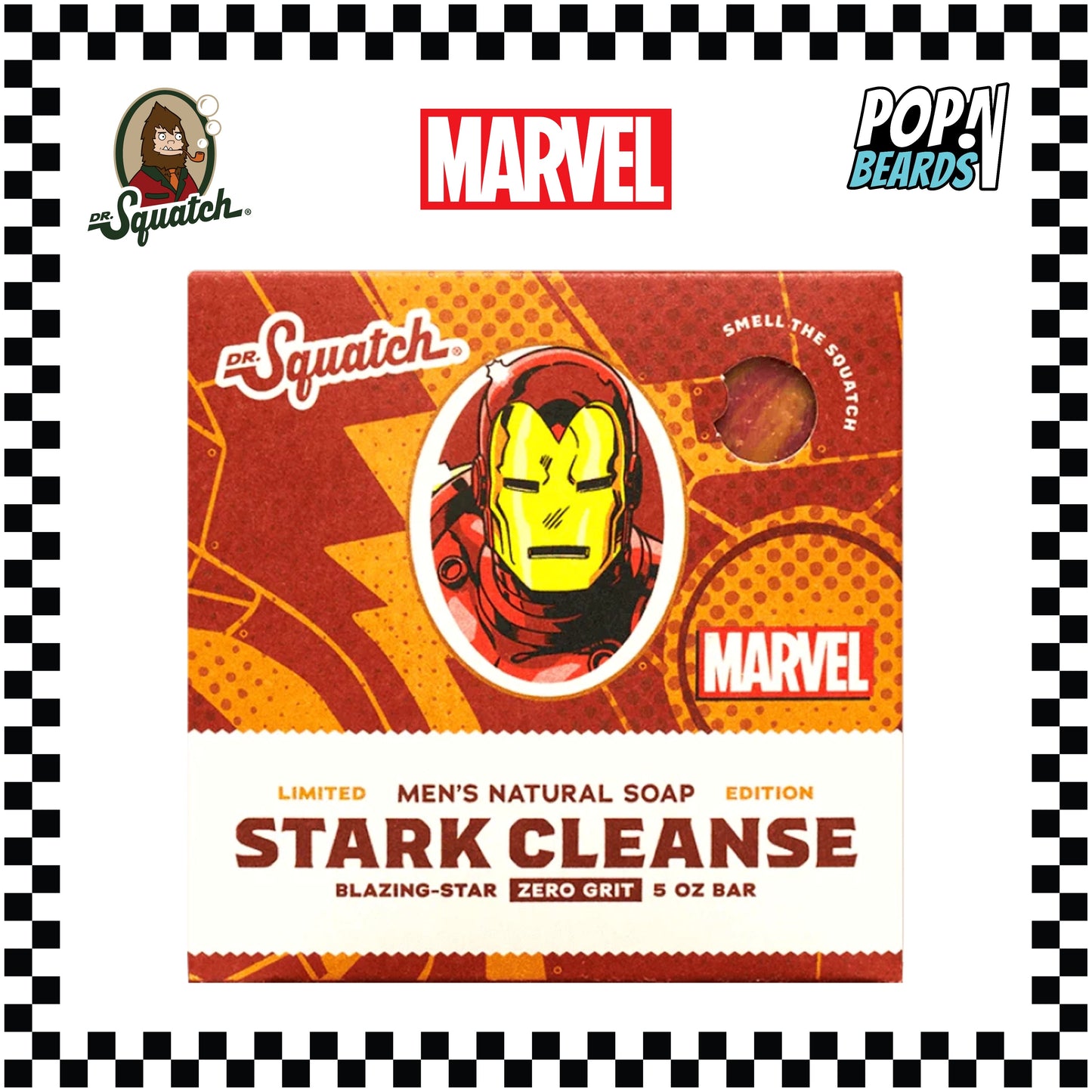 Dr. Squatch: Bar Soap, Marvel (Stark Cleanse)