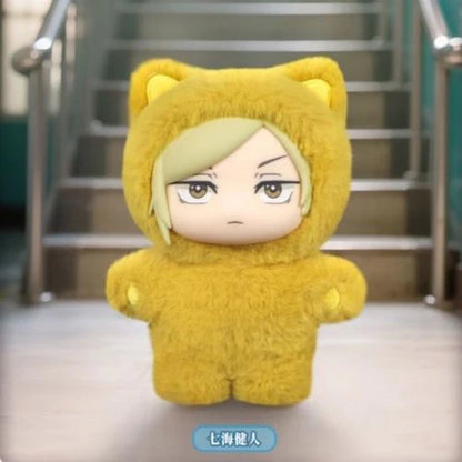 Jujutsu Kaisen Cat Ear Plushie Series Keychains Gift Blind Box (1 Blind Box)